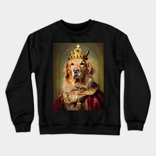 Golden Retriever The King Crewneck Sweatshirt